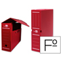 LIDERPAPEL CAJA ARCHIVO PP FOLIO ROJO 10-PACK 16641